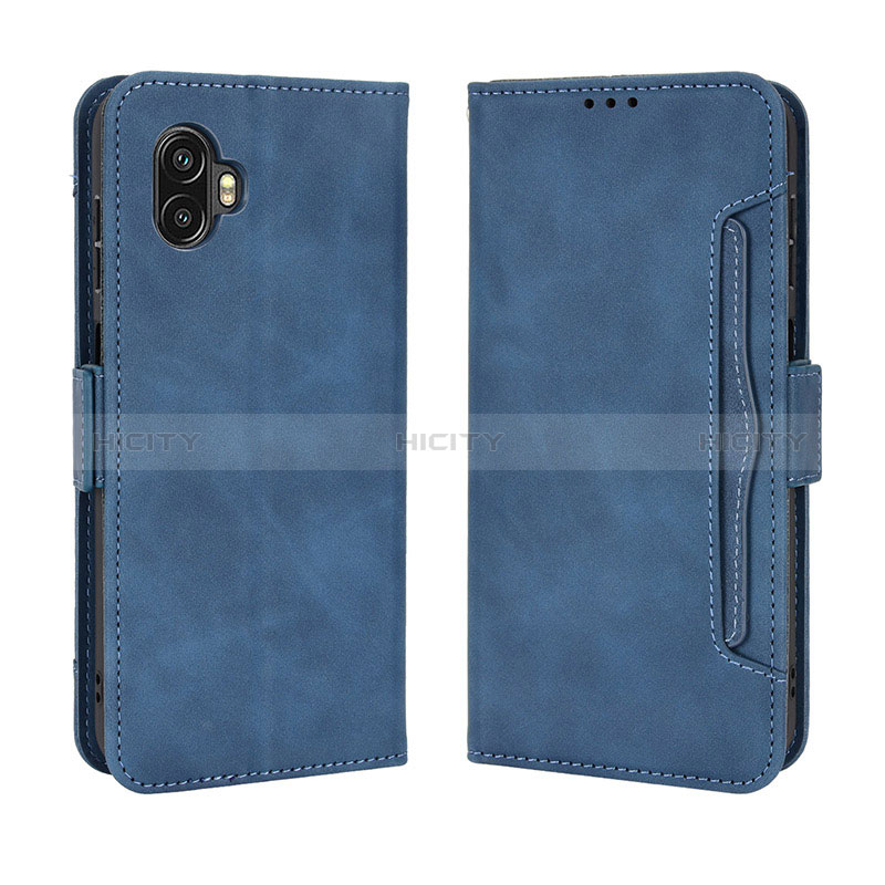 Handytasche Stand Schutzhülle Flip Leder Hülle BY3 für Samsung Galaxy XCover 6 Pro 5G Blau