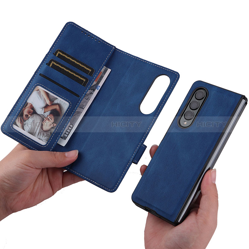 Handytasche Stand Schutzhülle Flip Leder Hülle BY3 für Samsung Galaxy Z Fold3 5G