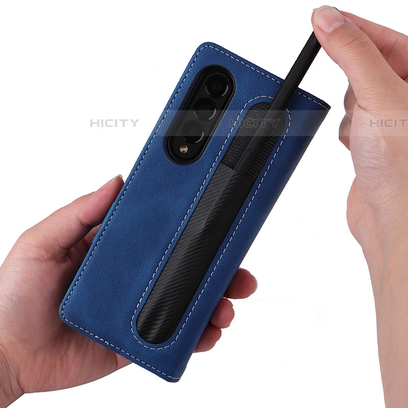 Handytasche Stand Schutzhülle Flip Leder Hülle BY3 für Samsung Galaxy Z Fold4 5G