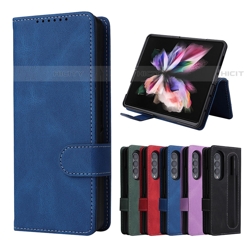 Handytasche Stand Schutzhülle Flip Leder Hülle BY3 für Samsung Galaxy Z Fold4 5G