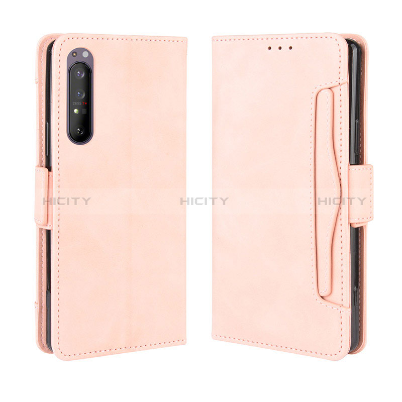 Handytasche Stand Schutzhülle Flip Leder Hülle BY3 für Sony Xperia 1 II