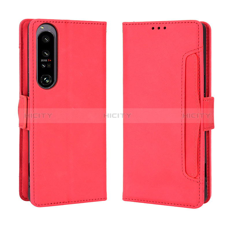 Handytasche Stand Schutzhülle Flip Leder Hülle BY3 für Sony Xperia 1 IV SO-51C Rot