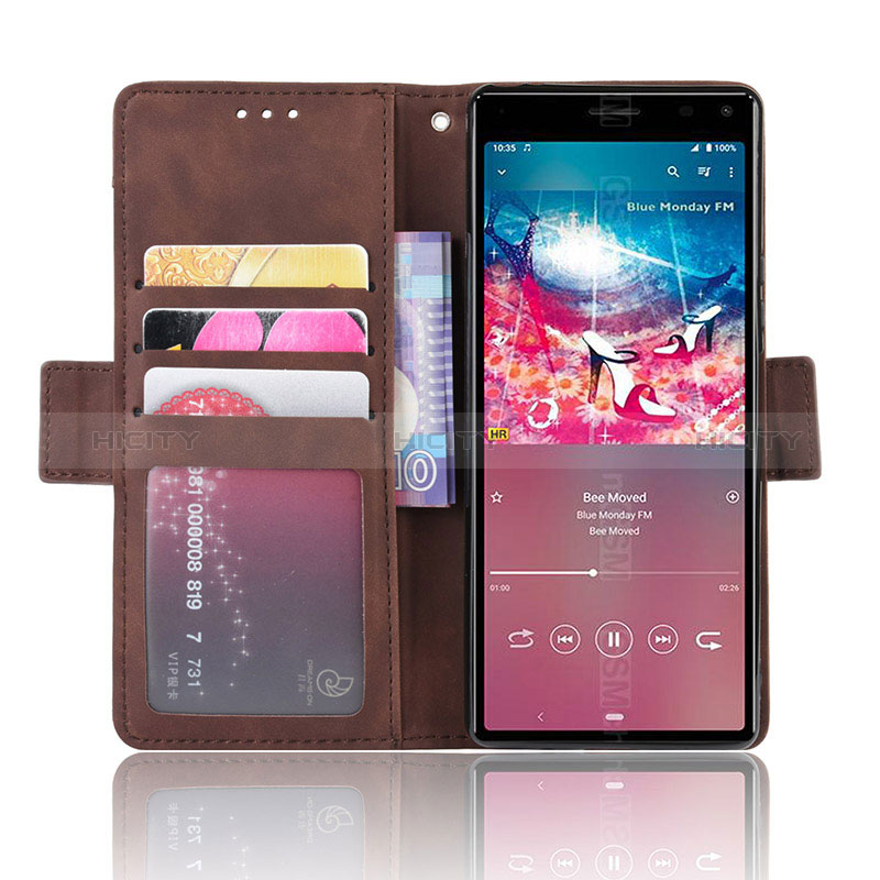 Handytasche Stand Schutzhülle Flip Leder Hülle BY3 für Sony Xperia 8