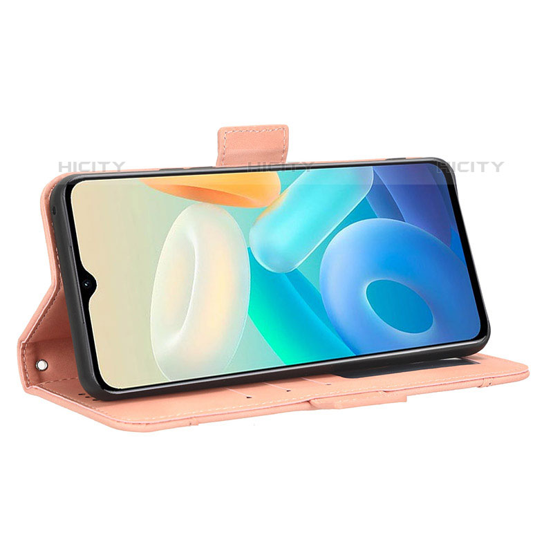 Handytasche Stand Schutzhülle Flip Leder Hülle BY3 für Vivo iQOO Z6 Lite 5G