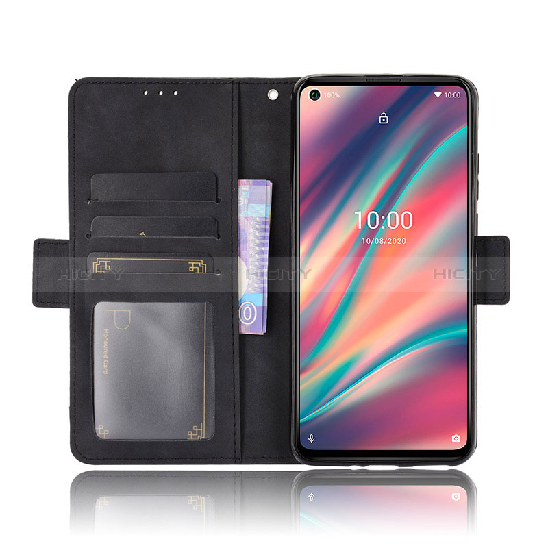 Handytasche Stand Schutzhülle Flip Leder Hülle BY3 für Wiko View5 groß