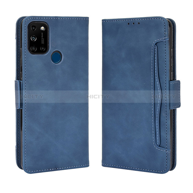 Handytasche Stand Schutzhülle Flip Leder Hülle BY3 für Wiko View5 Plus Blau Plus