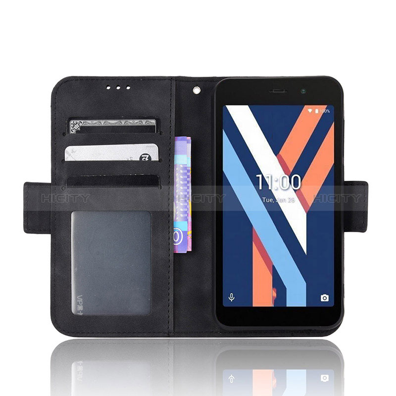 Handytasche Stand Schutzhülle Flip Leder Hülle BY3 für Wiko Y52