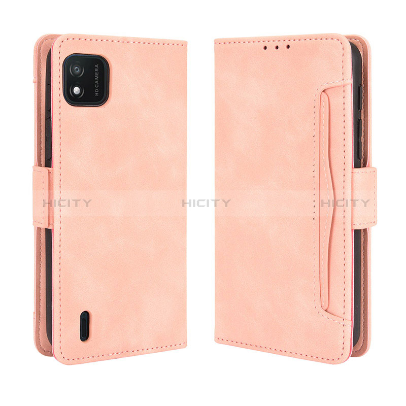 Handytasche Stand Schutzhülle Flip Leder Hülle BY3 für Wiko Y62 Rosa