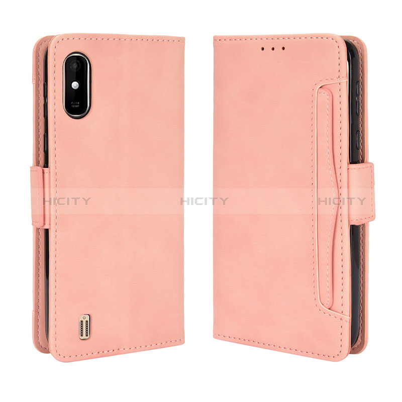 Handytasche Stand Schutzhülle Flip Leder Hülle BY3 für Wiko Y81 Rosa