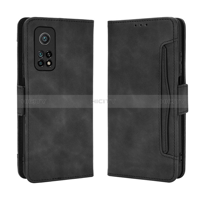 Handytasche Stand Schutzhülle Flip Leder Hülle BY3 für Xiaomi Mi 10T 5G Schwarz