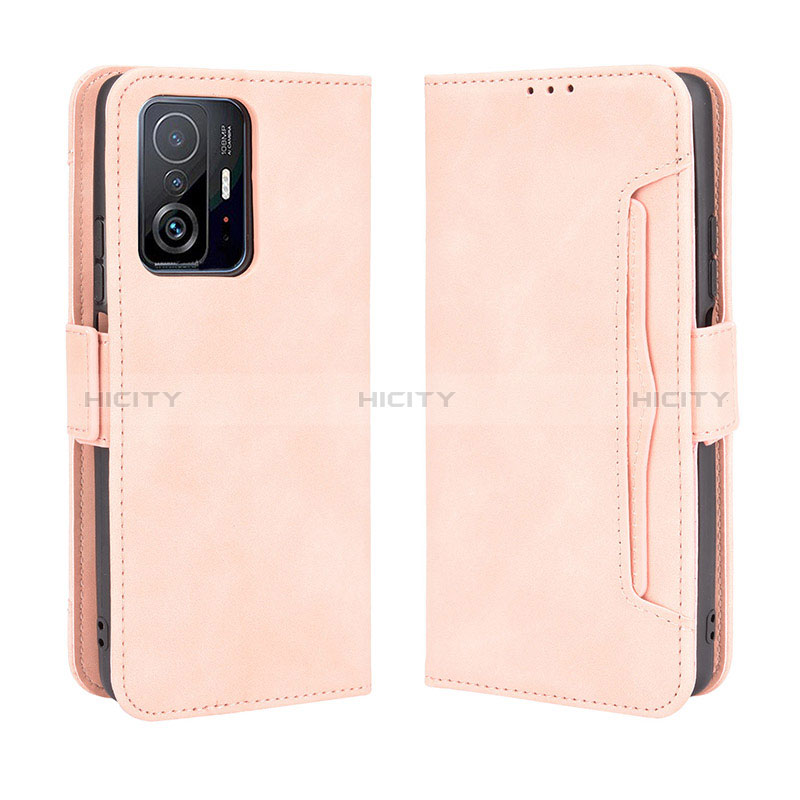 Handytasche Stand Schutzhülle Flip Leder Hülle BY3 für Xiaomi Mi 11T 5G Rosa