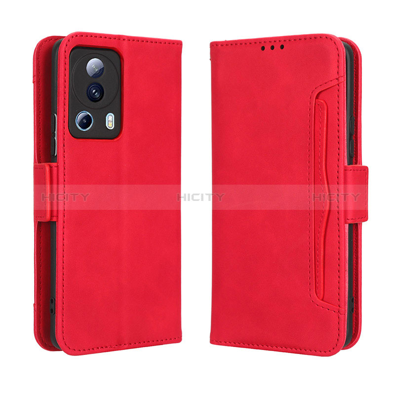 Handytasche Stand Schutzhülle Flip Leder Hülle BY3 für Xiaomi Mi 13 Lite 5G Rot