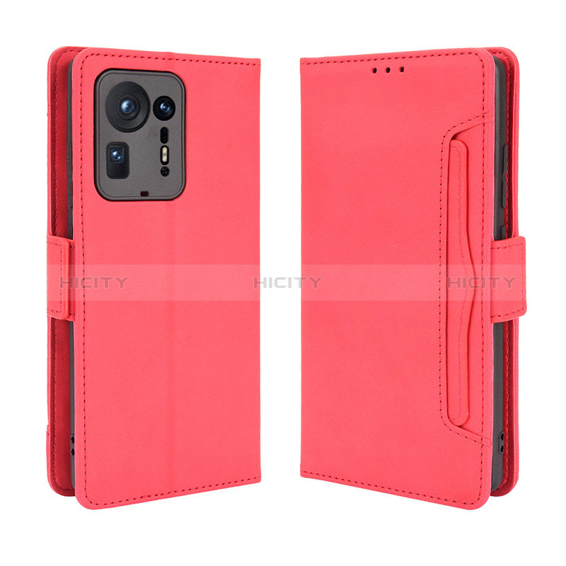 Handytasche Stand Schutzhülle Flip Leder Hülle BY3 für Xiaomi Mi Mix 4 5G Rot Plus