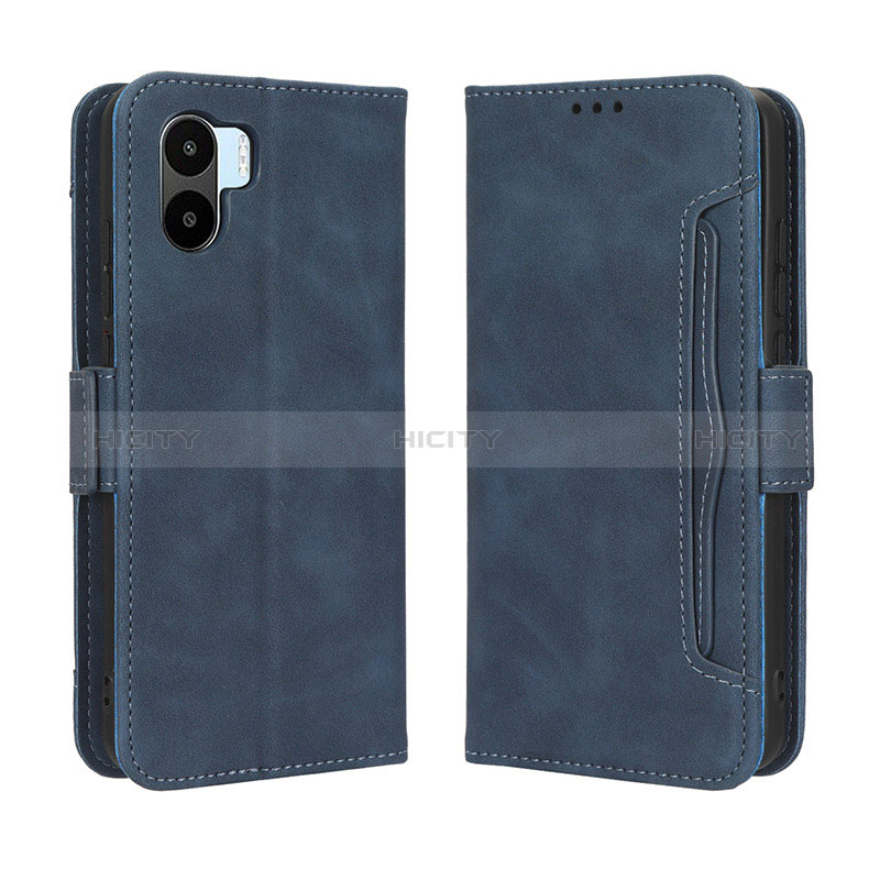 Handytasche Stand Schutzhülle Flip Leder Hülle BY3 für Xiaomi Poco C51 Blau