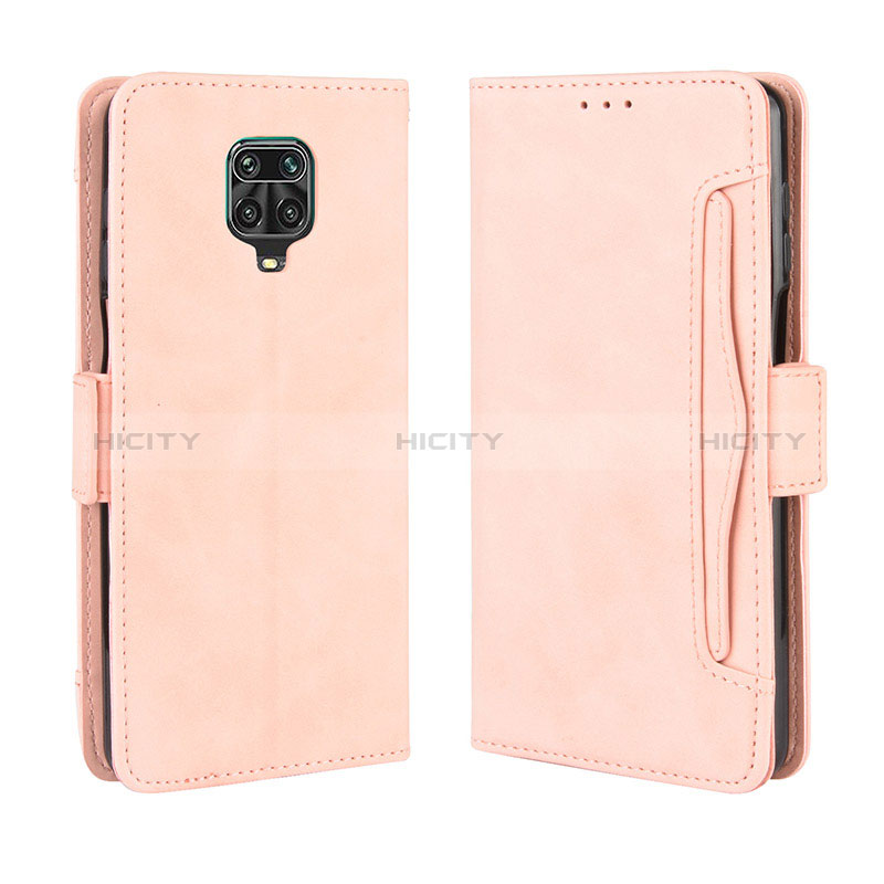 Handytasche Stand Schutzhülle Flip Leder Hülle BY3 für Xiaomi Poco M2 Pro Rosa