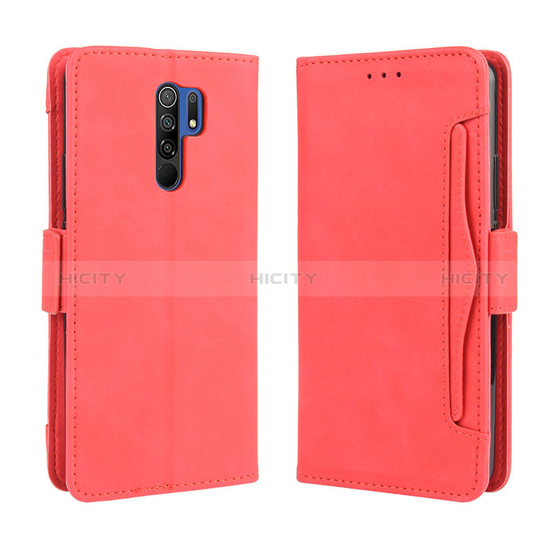 Handytasche Stand Schutzhülle Flip Leder Hülle BY3 für Xiaomi Poco M2 Rot