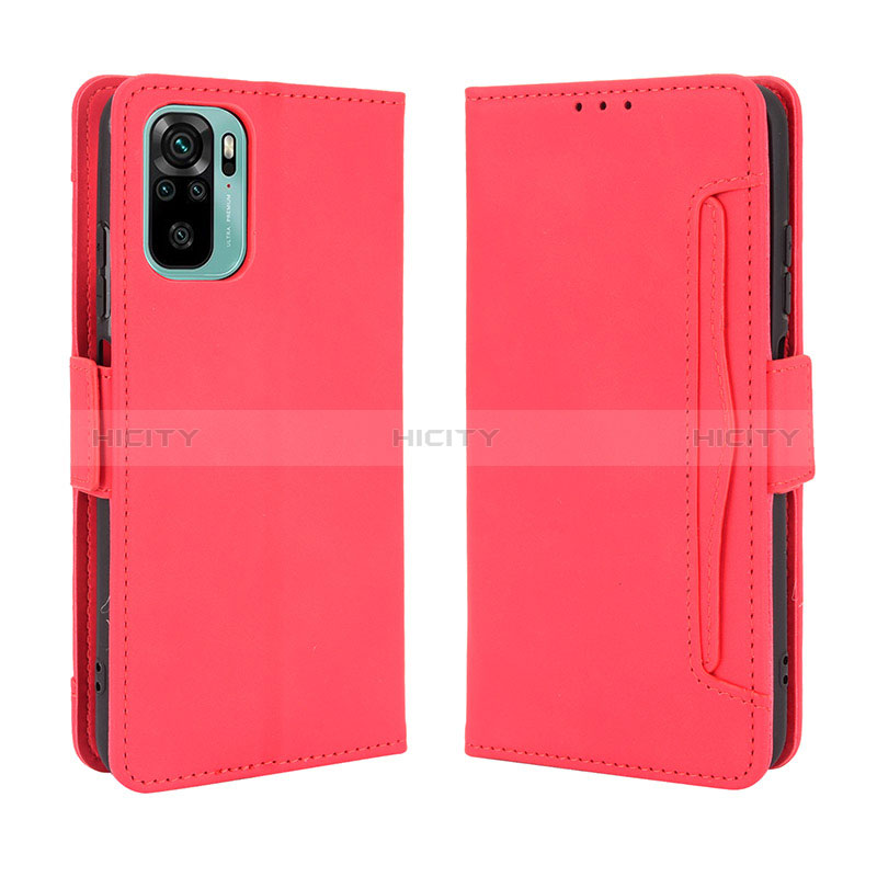 Handytasche Stand Schutzhülle Flip Leder Hülle BY3 für Xiaomi Poco M5S Rot