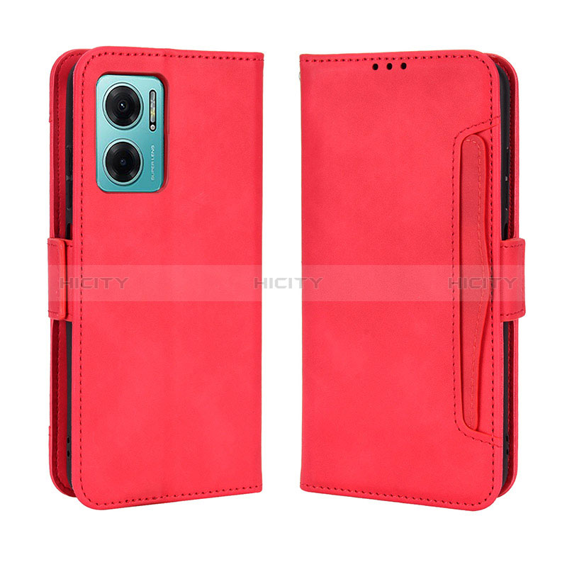 Handytasche Stand Schutzhülle Flip Leder Hülle BY3 für Xiaomi Redmi 10 5G Rot Plus