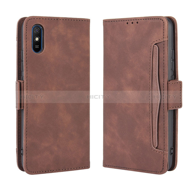 Handytasche Stand Schutzhülle Flip Leder Hülle BY3 für Xiaomi Redmi 9i Braun Plus