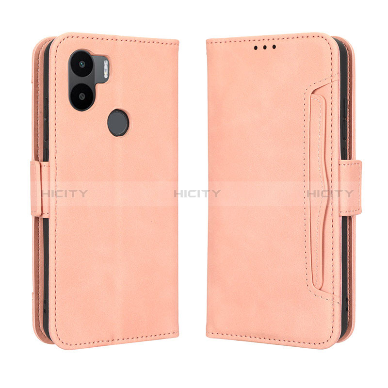 Handytasche Stand Schutzhülle Flip Leder Hülle BY3 für Xiaomi Redmi A1 Plus Rosa Plus