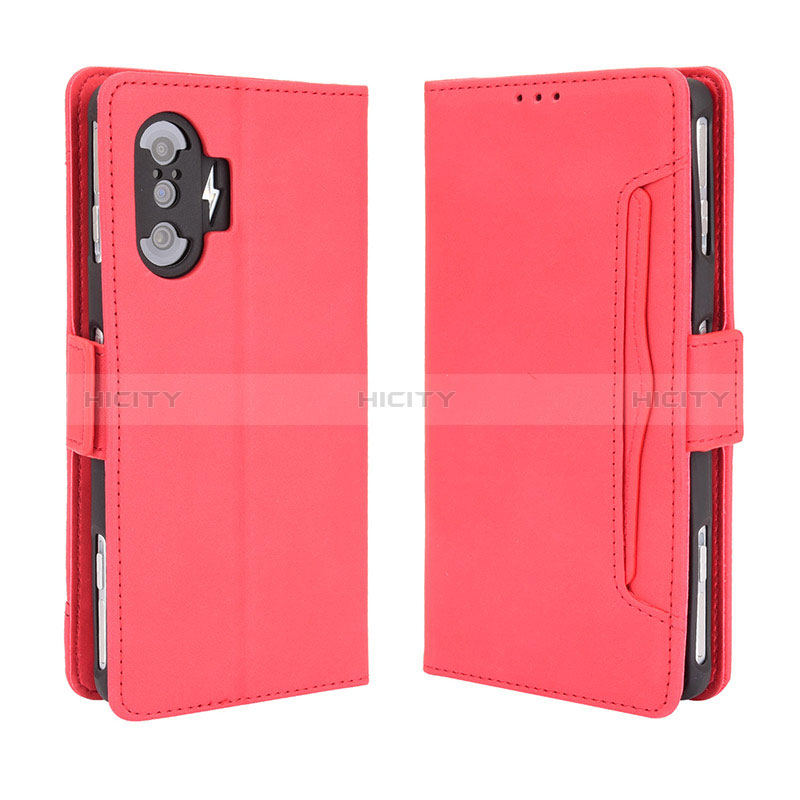 Handytasche Stand Schutzhülle Flip Leder Hülle BY3 für Xiaomi Redmi K40 Gaming 5G Rot