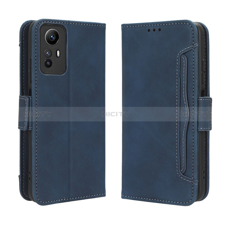 Handytasche Stand Schutzhülle Flip Leder Hülle BY3 für Xiaomi Redmi Note 12S Blau