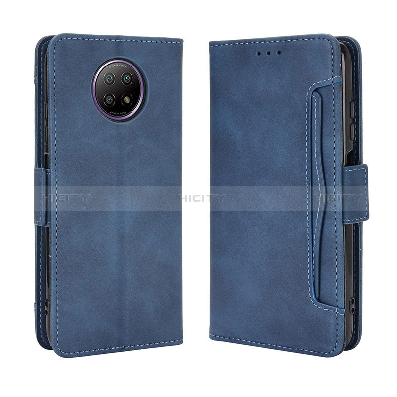 Handytasche Stand Schutzhülle Flip Leder Hülle BY3 für Xiaomi Redmi Note 9 5G Blau Plus