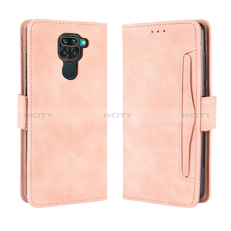 Handytasche Stand Schutzhülle Flip Leder Hülle BY3 für Xiaomi Redmi Note 9 Rosa Plus