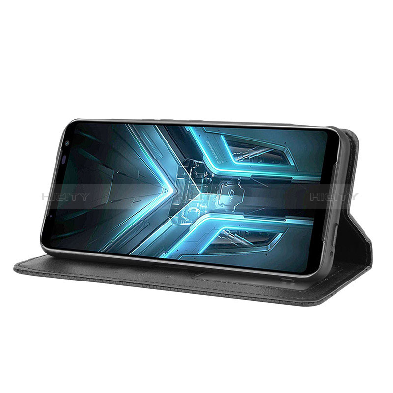 Handytasche Stand Schutzhülle Flip Leder Hülle BY4 für Asus ROG Phone 3 Strix ZS661KS groß