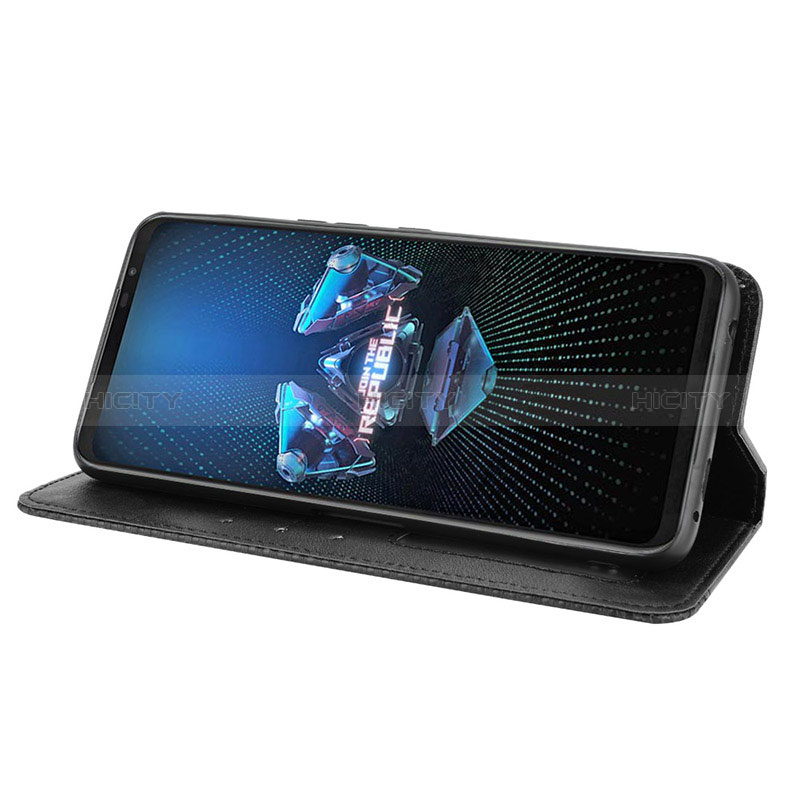 Handytasche Stand Schutzhülle Flip Leder Hülle BY4 für Asus ROG Phone 5 Ultimate groß