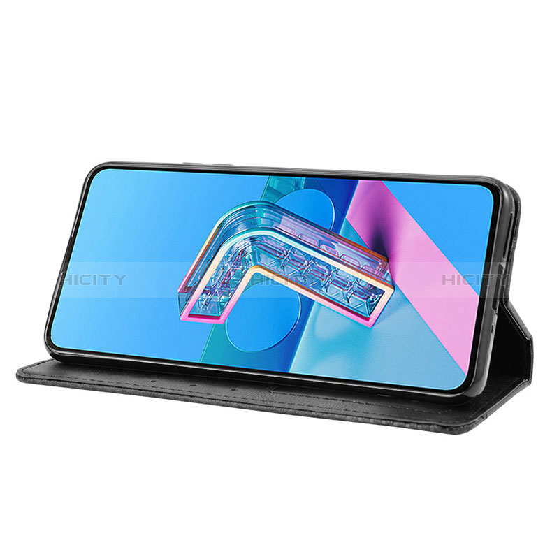 Handytasche Stand Schutzhülle Flip Leder Hülle BY4 für Asus Zenfone 7 Pro ZS671KS groß