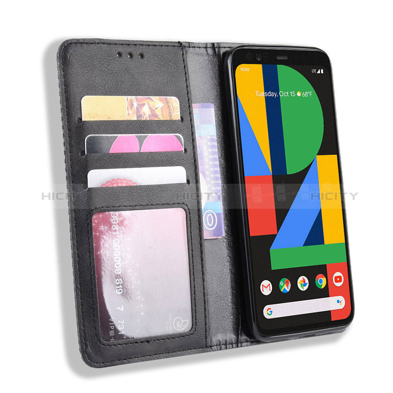 Handytasche Stand Schutzhülle Flip Leder Hülle BY4 für Google Pixel 4 XL