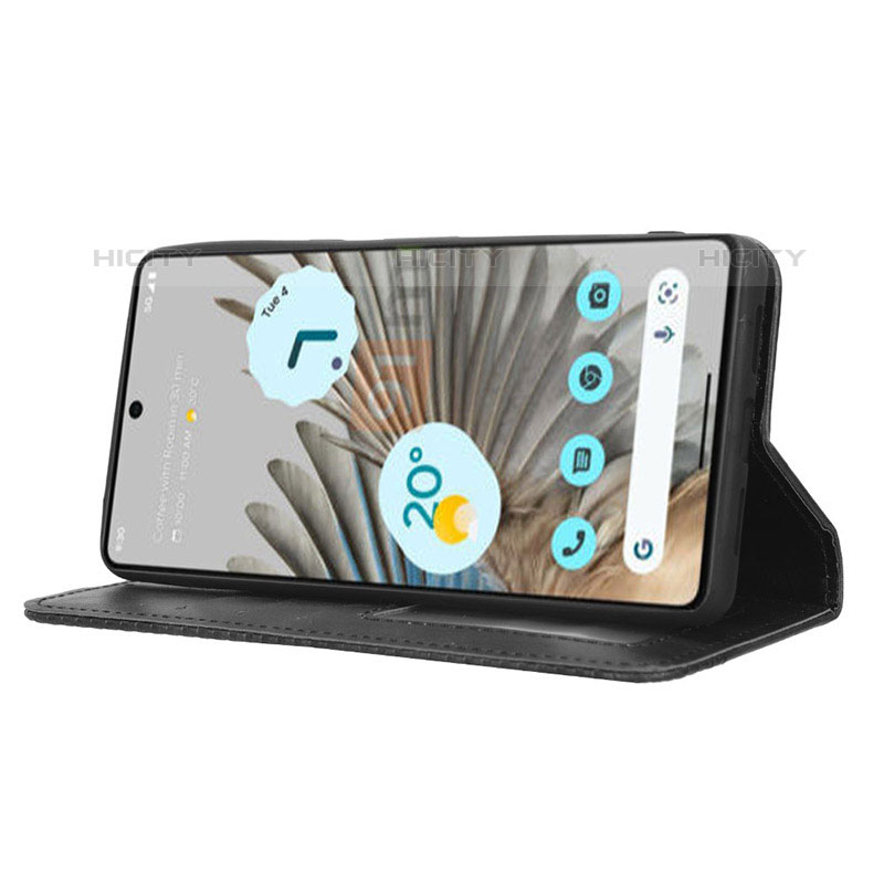 Handytasche Stand Schutzhülle Flip Leder Hülle BY4 für Google Pixel 7 5G