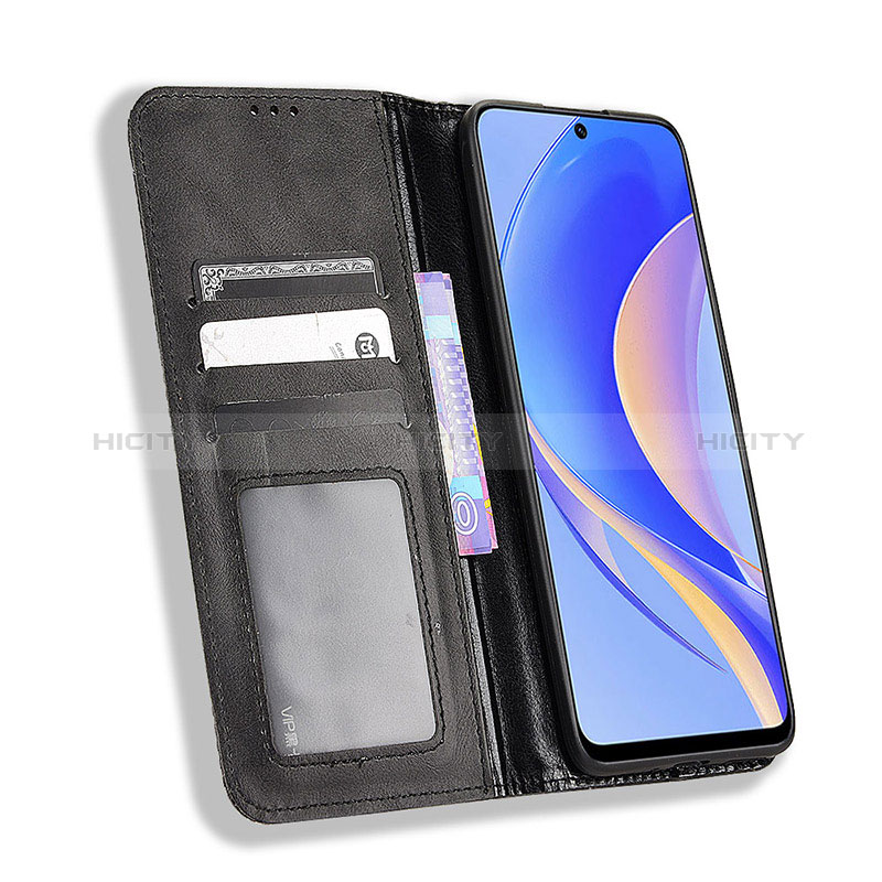 Handytasche Stand Schutzhülle Flip Leder Hülle BY4 für Huawei Enjoy 50 Pro groß