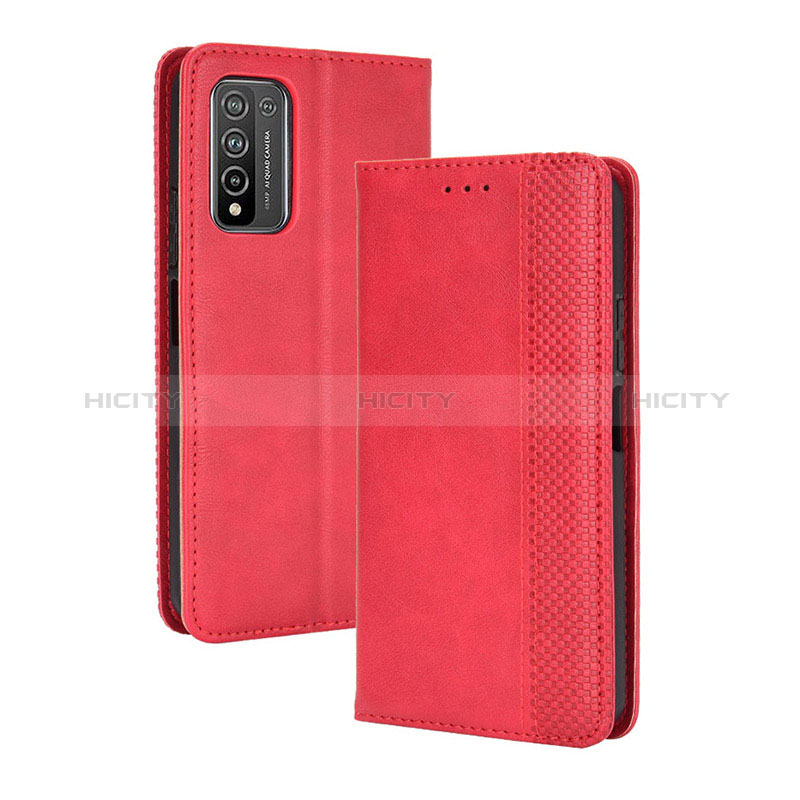 Handytasche Stand Schutzhülle Flip Leder Hülle BY4 für Huawei Honor 10X Lite Rot