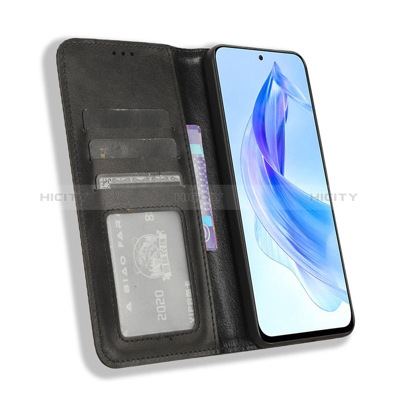 Handytasche Stand Schutzhülle Flip Leder Hülle BY4 für Huawei Honor 90 Lite 5G groß