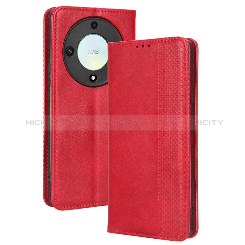 Handytasche Stand Schutzhülle Flip Leder Hülle BY4 für Huawei Honor Magic5 Lite 5G Rot