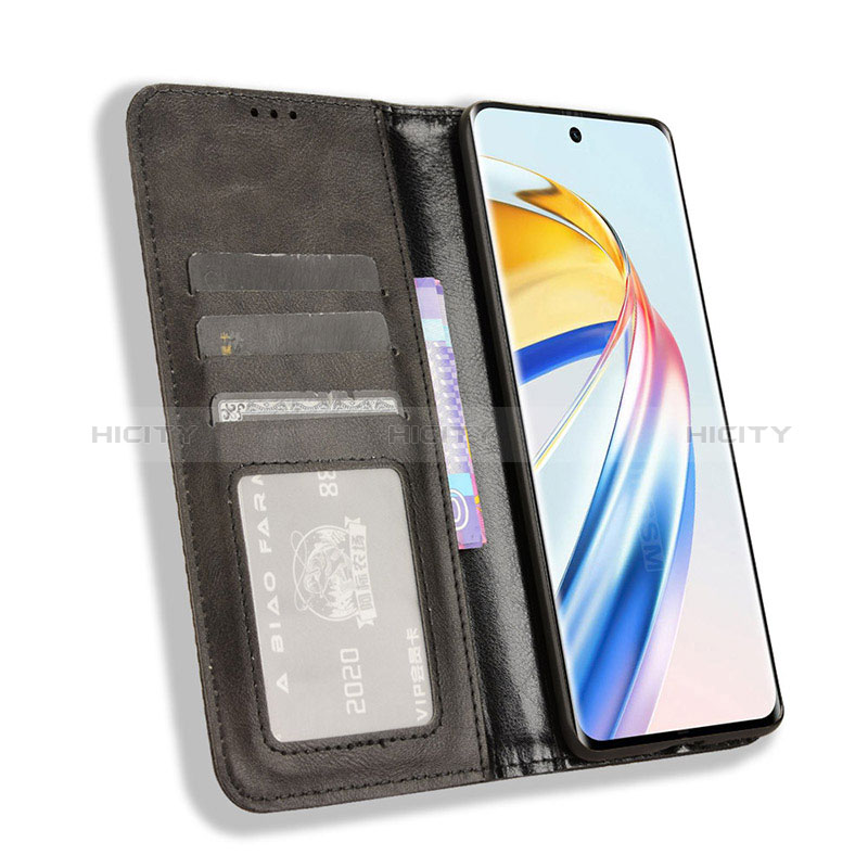 Handytasche Stand Schutzhülle Flip Leder Hülle BY4 für Huawei Honor X9b 5G groß