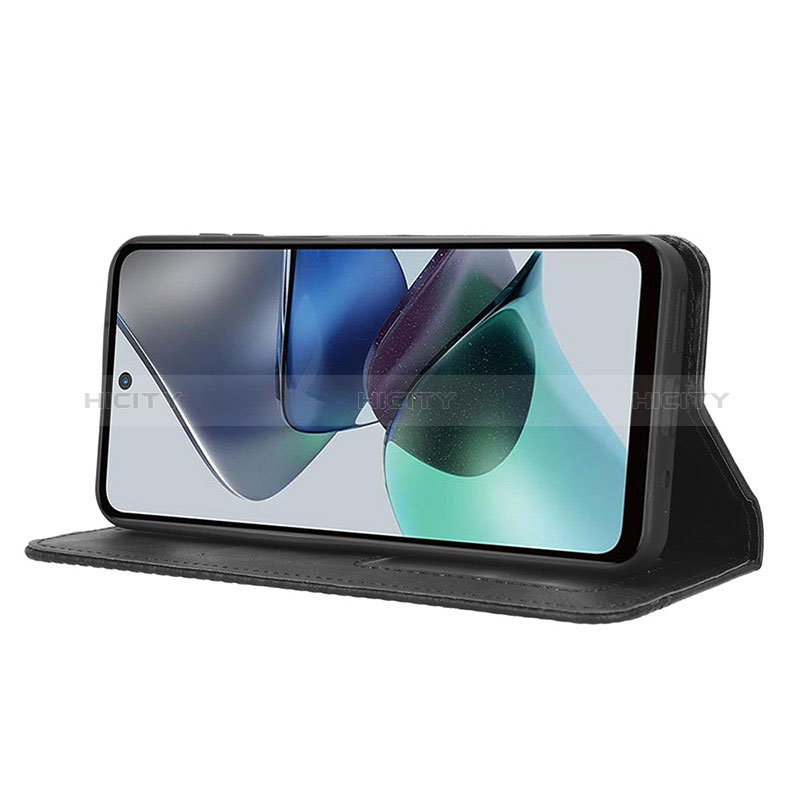 Handytasche Stand Schutzhülle Flip Leder Hülle BY4 für Motorola Moto G13