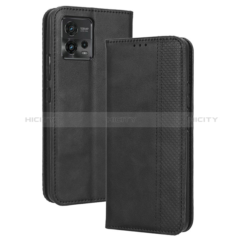 Handytasche Stand Schutzhülle Flip Leder Hülle BY4 für Motorola Moto G72