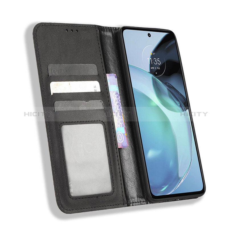 Handytasche Stand Schutzhülle Flip Leder Hülle BY4 für Motorola Moto G72