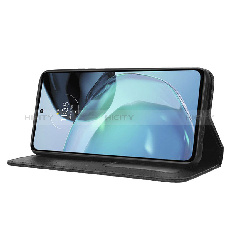 Handytasche Stand Schutzhülle Flip Leder Hülle BY4 für Motorola Moto G72