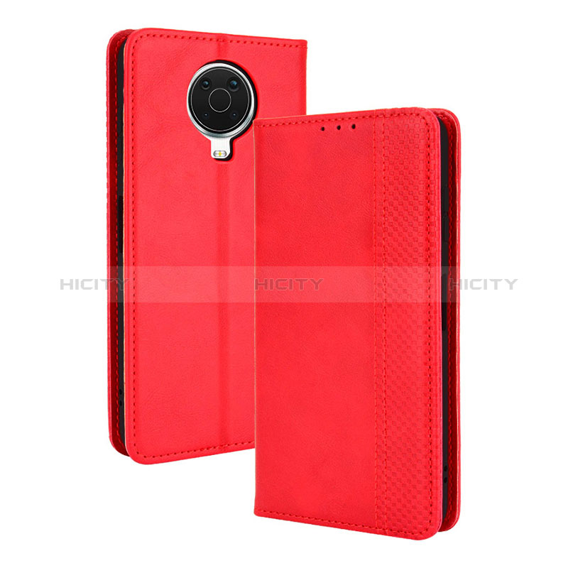 Handytasche Stand Schutzhülle Flip Leder Hülle BY4 für Nokia 6.3 Rot