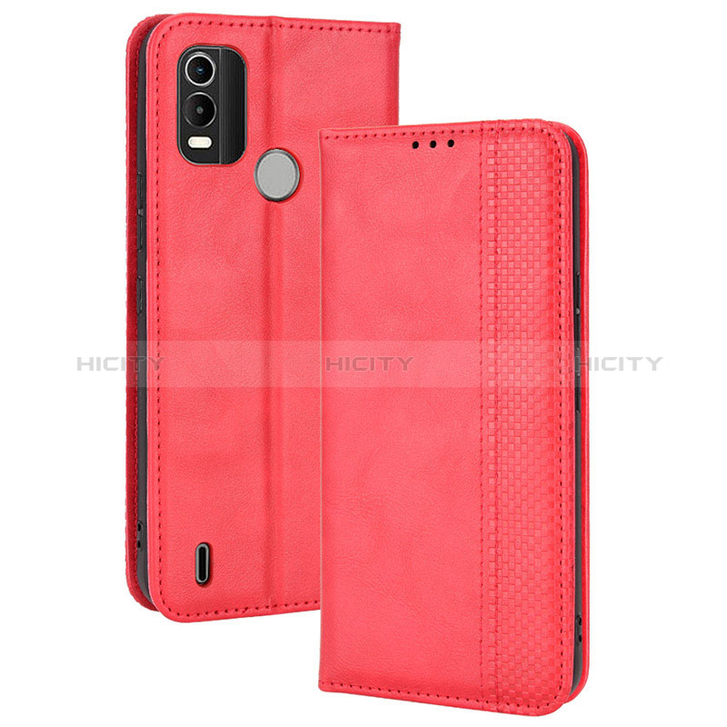 Handytasche Stand Schutzhülle Flip Leder Hülle BY4 für Nokia G11 Plus Rot Plus