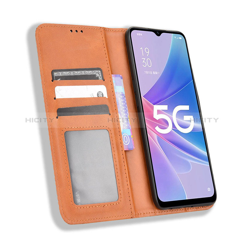 Handytasche Stand Schutzhülle Flip Leder Hülle BY4 für Oppo A1 5G