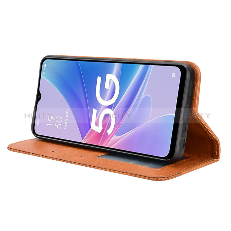 Handytasche Stand Schutzhülle Flip Leder Hülle BY4 für Oppo A1 5G