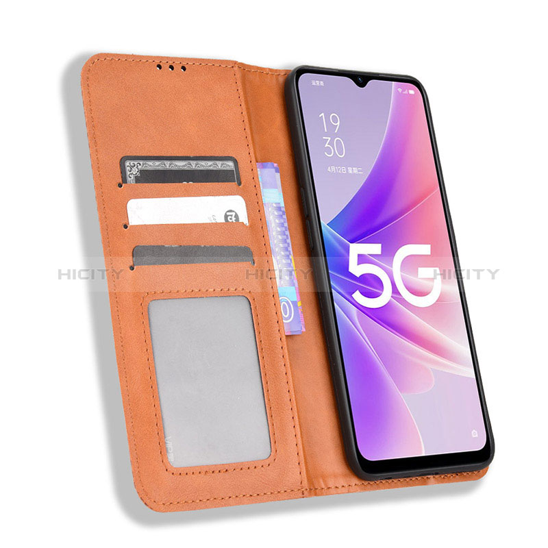 Handytasche Stand Schutzhülle Flip Leder Hülle BY4 für Oppo A56S 5G