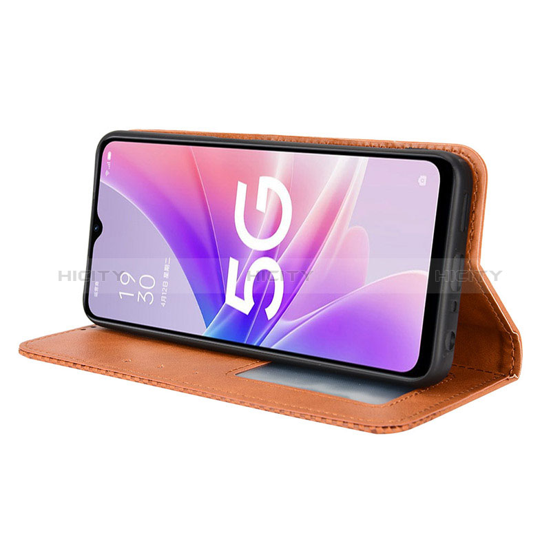 Handytasche Stand Schutzhülle Flip Leder Hülle BY4 für Oppo A56S 5G groß