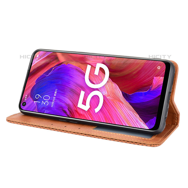 Handytasche Stand Schutzhülle Flip Leder Hülle BY4 für Oppo A93 5G