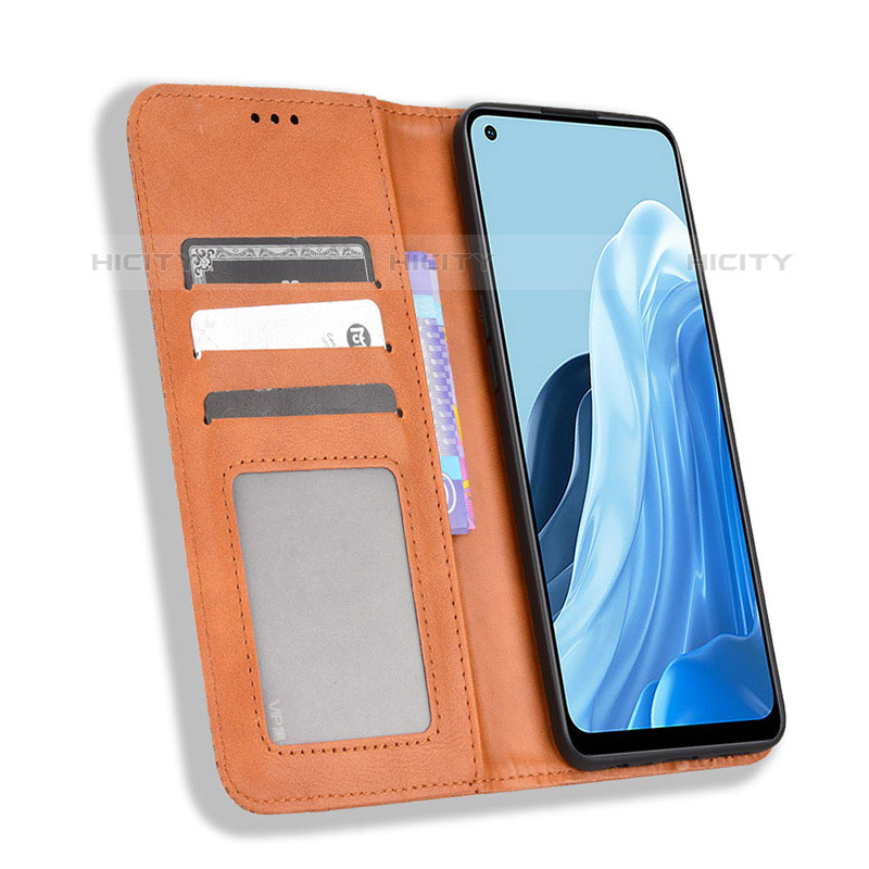 Handytasche Stand Schutzhülle Flip Leder Hülle BY4 für Oppo F21 Pro 4G groß